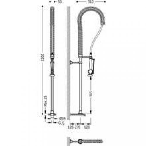 Robinet d’évier Chef de montages divers TRES