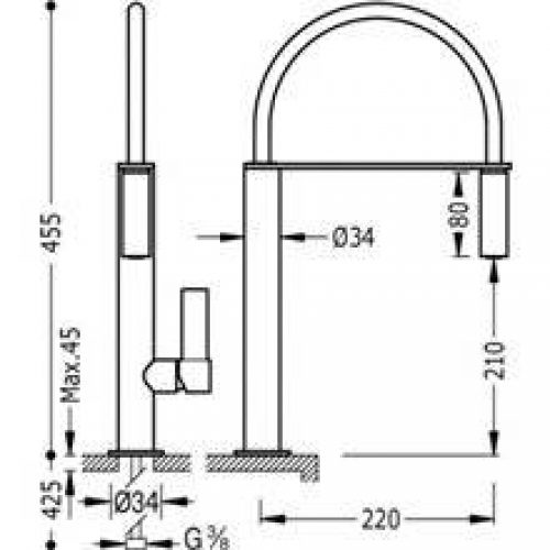 Robinet d’évier extractible CLASS-TRES