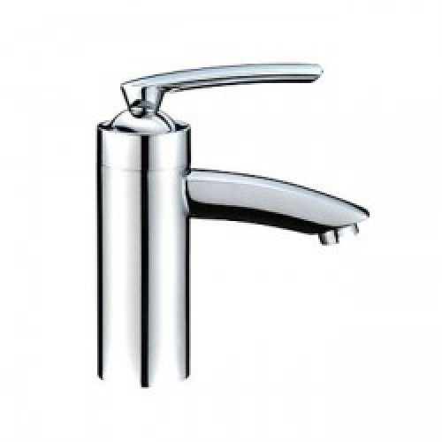 Robinet d&rsquo;évier massif finition en laiton, design contemporain