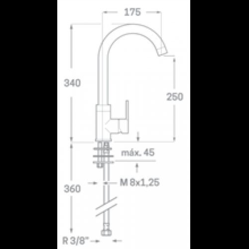 Robinet d’évier Omnia SEVEN