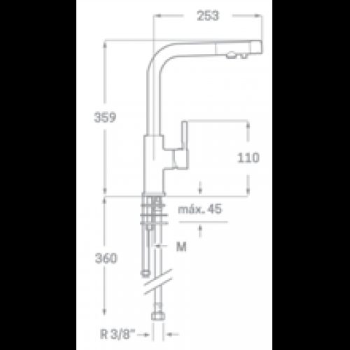 Robinet d’évier Osmose Design SEVEN