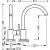Robinet d’évier réglable MAX-TRES