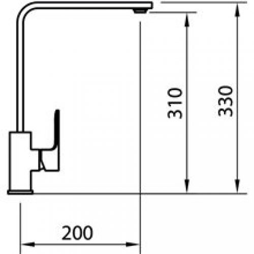 Robinet d’évier Saona Slim