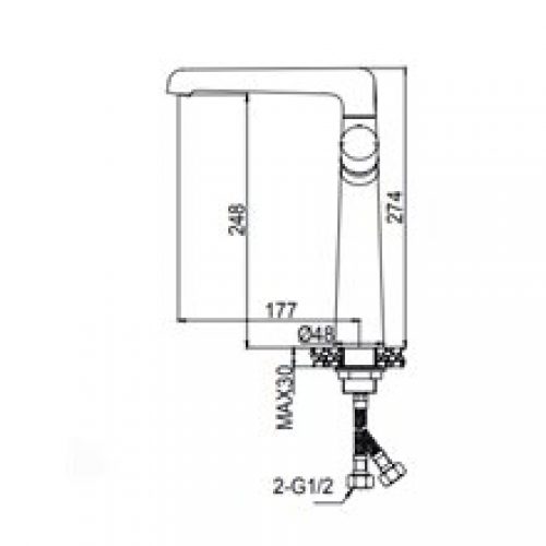 Robinet d’évier Tivoli de Kassandra
