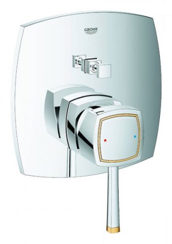 Robinet Encastrable Grohe Grandera Monocommande 2 sorties Chromé/Or