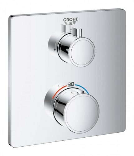 Robinet Encastrable Grohe Grohtherm Thermostatique Chromé (24078000)