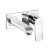 Robinet Encastrable Hansgrohe Metris pour lavabo LowFlow 3,5L/min avec bec verseur 165mm