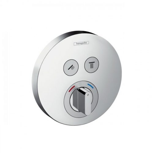 Robinet Encastrable Hansgrohe ShowerSelect S Set de finition avec 2 sorties