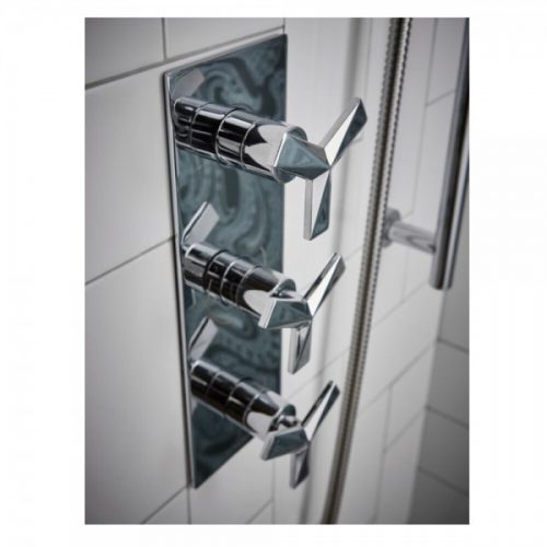 Robinet Encastrable Heritage Hemsby avec robinet d’arrêt double 300x83x100 mm Chromé