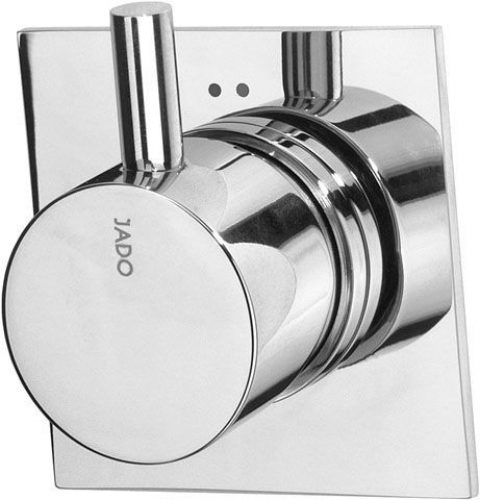 Robinet Encastrable Jado Monocommande Geometry avec 1 sortie pour Baignoire Chromé