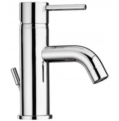 ROBINET LAVABO MITIGEUR LEVIER ROND AVEC ÉVACUATION DES DÉCHETS