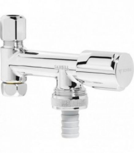 Robinet machine à laver Comfort clapet anti-retour – chromé filetage male 3/8&Prime; DN10