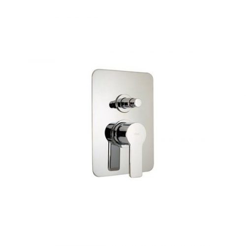Robinet mitigeur bain/douche mural encastré CISAL SOFTCUBE