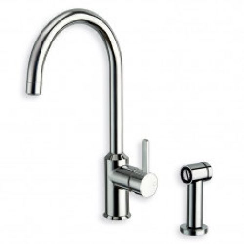 Robinet mitigeur cuisine avec douchette latérale UNIC Chromé – Cristina Ondyna KK52451