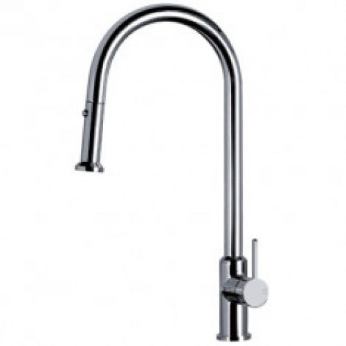 Robinet mitigeur cuisine col de cygne avec douchette UNIC Chromé – Cristina Ondyna KK53051