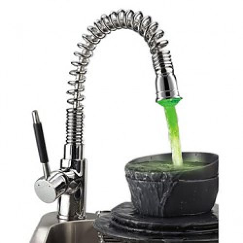 Robinet mitigeur de cuisine avec couleur led