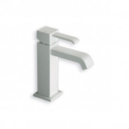 Robinet mitigeur lavabo QUADRI Whitemat + vidage – Cristina Ondyna QM22024