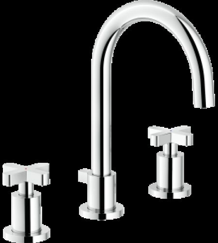 robinet Mélangeur lavabo 3 trous bec pivotant Nobili Lira…