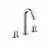 Robinet Mélangeur Lavabo LOGIS 3 trous 150 Hansgrohe -Chrome