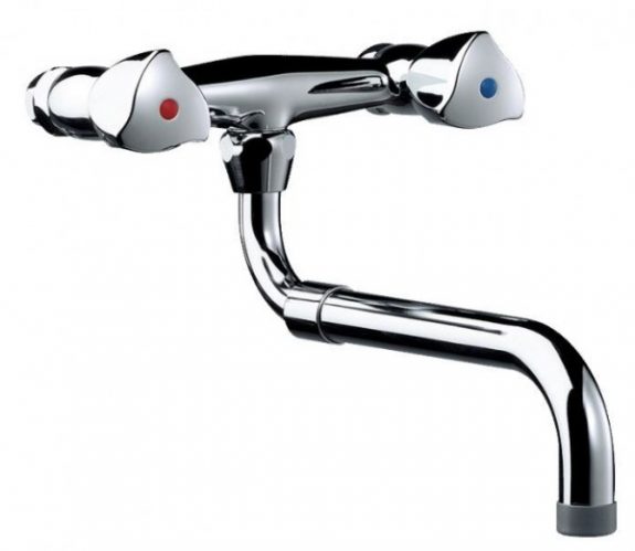 Robinet Mural Cuisine Delabie 165 x 275 x 200-290 mm G6679