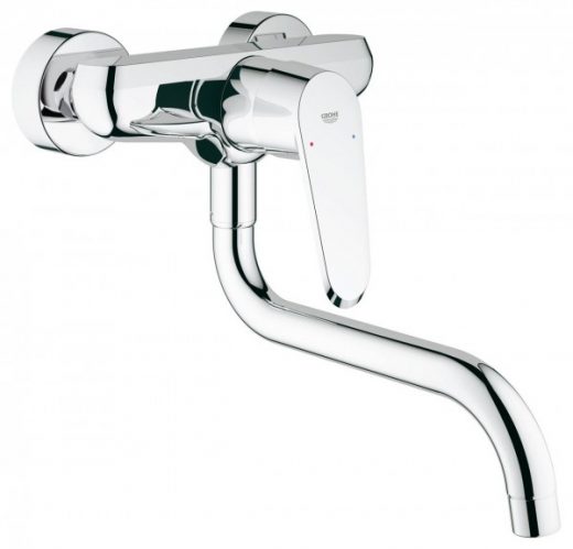 Robinet Mural Cuisine Grohe Eurodisc Cosmopolitan Chromé