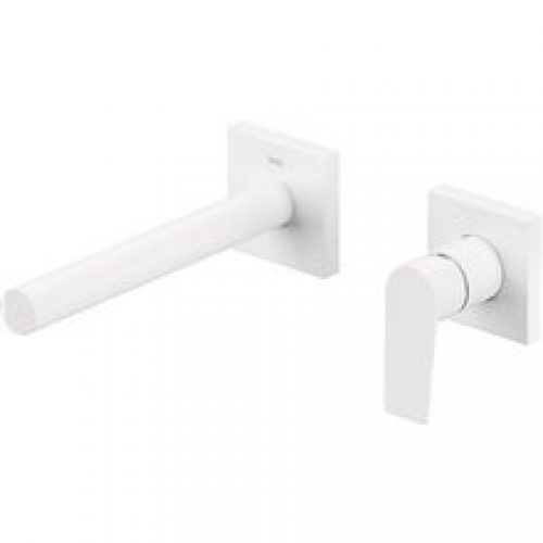 Robinet mural lavabo blanc droit 2 parties…