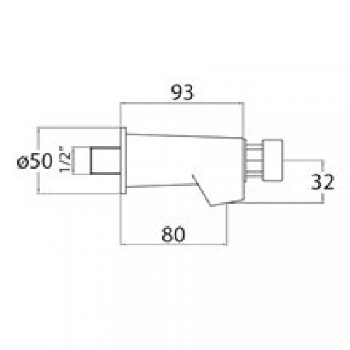 Robinet mural temporisé 14s Clever