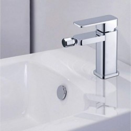 Robinet pour bidet à bec horizontal en laiton massif