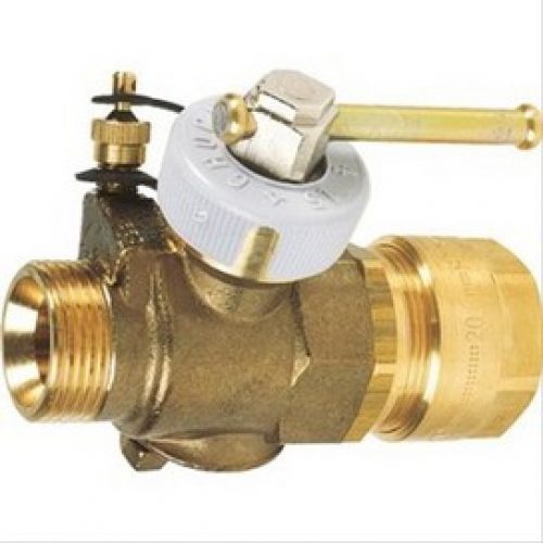 Robinet pour tube PE Ø20, filetage 3/4 » pression max 5 bar NF