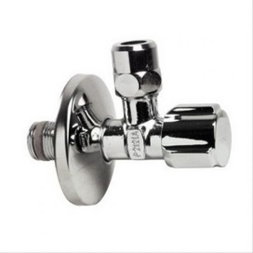 Robinet équerre à bicone M3/8 sortie cuivre 10