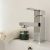 Robinet salle de bain style simple et contemporain avec en finition en chrome