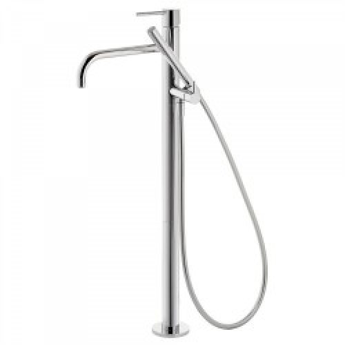 Robinet sur pied pour douche Corps encastré inclus. Douchette à main anticalcaire (034.116.01) et…