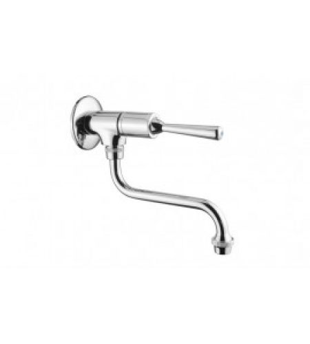 Robinet temporisé mural à manette Idral 08016A