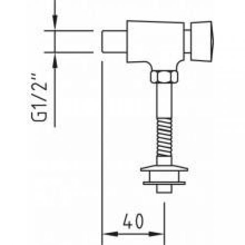 Robinet temporisé pour urinoir