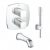 Robinet thermostatique encastrable bain Grohe Grandera