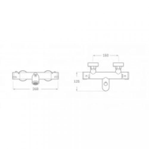 Robinet thermostatique pour douche ou baignoire…