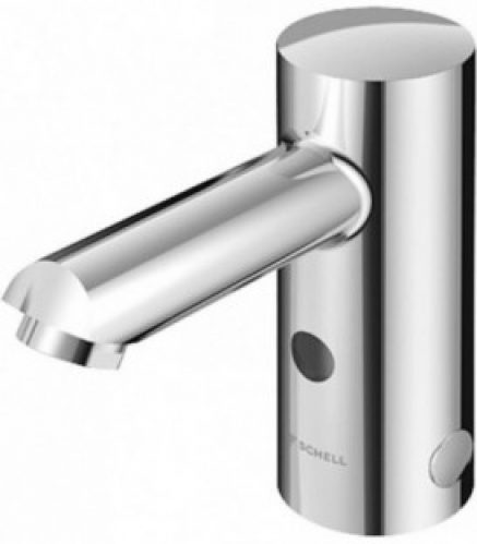 Robinetterie electrique lavabo Schell Modus E HD-K, alimentation batterie 9V chrome, 1/2&Prime;