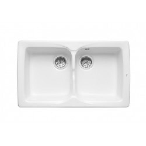 ROCA Beverly/86 2 Bacs Evier Blanc – A366057000