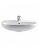 ROCA lavabo polo avec trop plein  63 cm  porcelaine blanche