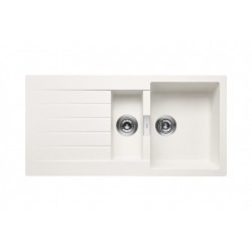 ROCA Oslo Evier Reversible 2 Cuves 1000 Blan – A880170020