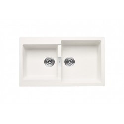 ROCA Oslo Evier Reversible 2 Cuves 850 Blan – A880160020