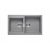 ROCA Oslo Evier Reversible 2 Cuves 850 Gris – A880160110