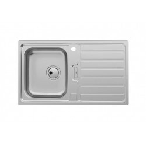 ROCA Siena Evier Inox 1 Bac + Egouttoir 86X50 Cm – A870KC0860