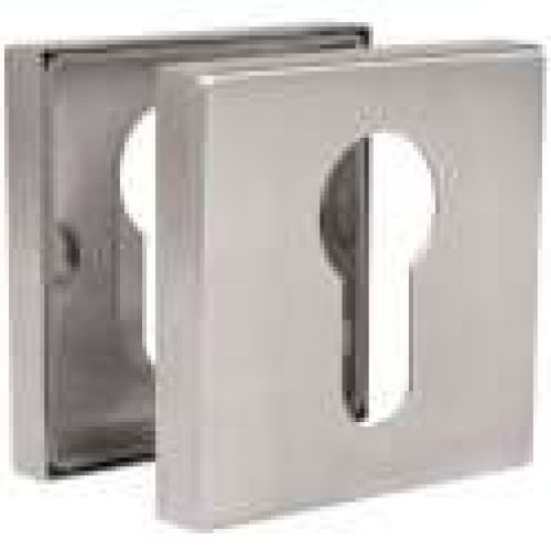 Rosace carrée inox – Percy – La paire – Cadap