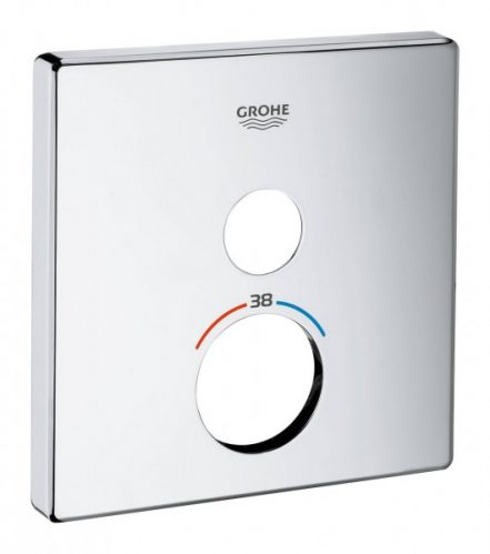 Rosace Grohe Pour Thermostat avec 1 vanne d&rsquo;arrêt Chromé