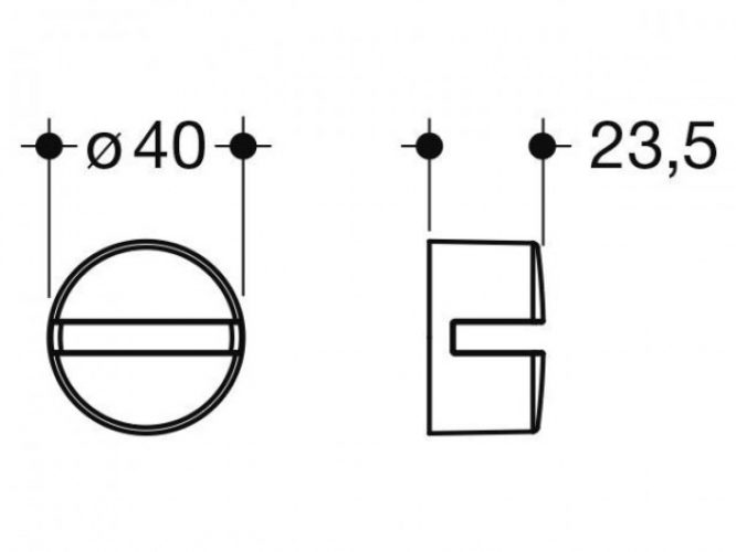 Rosace Hewi Pour étagère 63515