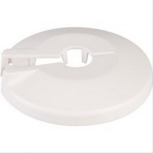 Rosace plastique pour tube cuivre 16 et tube fer 1/4 » Ø60