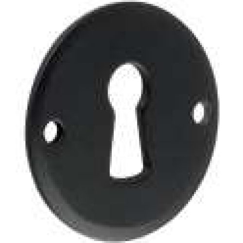 Rosace ronde acier noire – Brionne