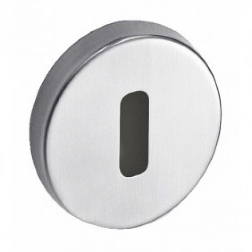 Rosace ronde de fonction – en inox satiné – pour série LC 90