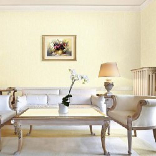 Rouleau de papier peint classique à motif floral en vinyle et PVC